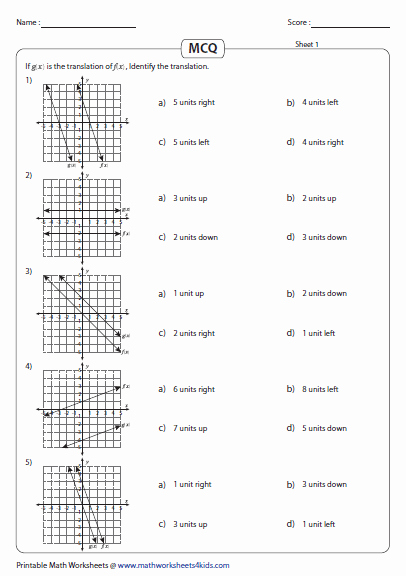 Writing A Function Rule Worksheet