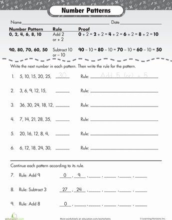 Writing A Function Rule Worksheet Unique Patterns Algebra Worksheets Woodworking Projects &amp; Plans