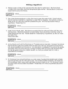 Writing A Hypothesis Worksheet Unique Scientific Method Steps Examples &amp; Worksheet Zoey and