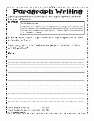 Writing A Paragraph Worksheet Awesome 14 Best Dar S Graphic organizers Images On Pinterest