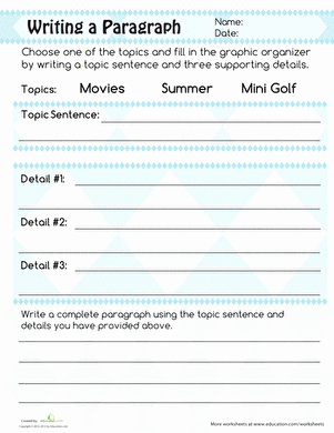 Writing A Paragraph Worksheet New How to Write Paragraph and Essay – Essays Hub