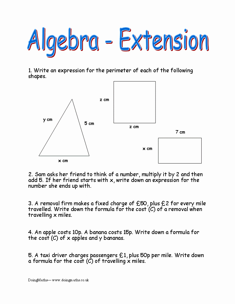 Writing Algebraic Expressions Worksheet New Algebraic Expressions Free Worksheets Powerpoints and