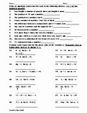 Writing and Evaluating Expressions Worksheet Fresh Evaluating Expressions Worksheets