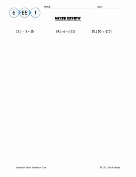 Writing and Evaluating Expressions Worksheet Luxury Evaluating Algebraic Expressions Worksheet by April