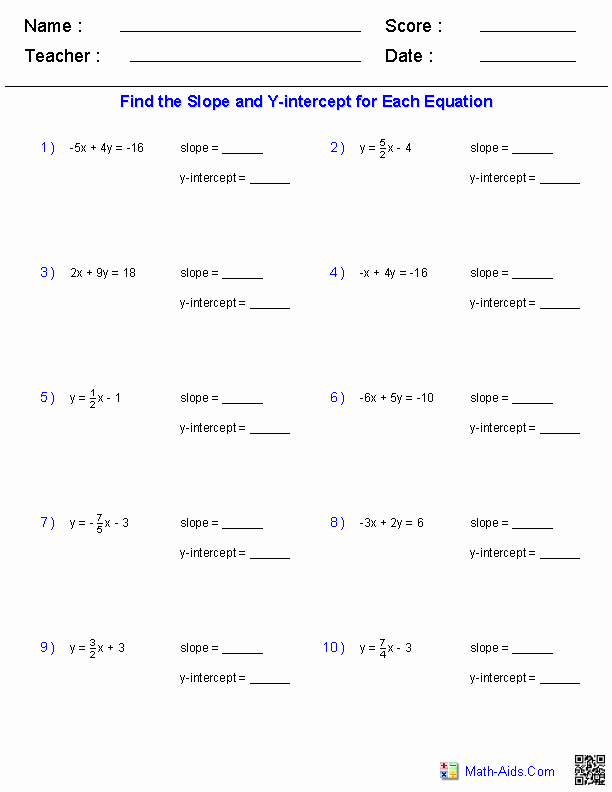 Writing Equations From Tables Worksheet New Writing Linear Equations From A Table Worksheet Answer Key