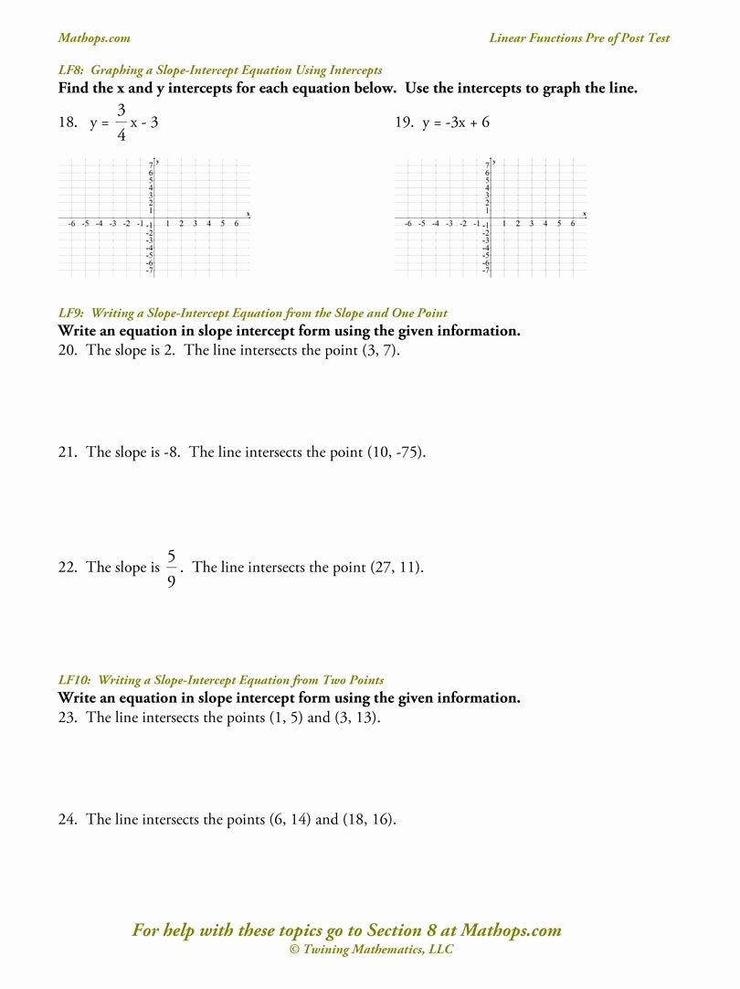 Writing Equations Of Lines Worksheet Best Of Writing Equations Parallel and Perpendicular Lines
