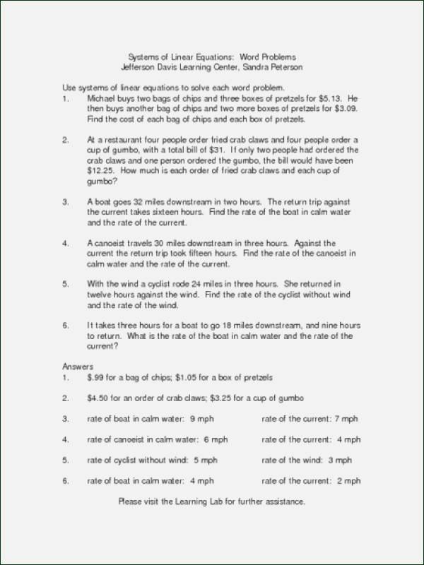 Writing Linear Equations Worksheet Answers Best Of Writing Linear Equations Worksheet