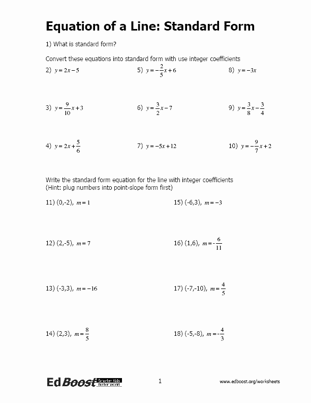 Writing Linear Equations Worksheet Luxury Writing Linear Equations Inequalites