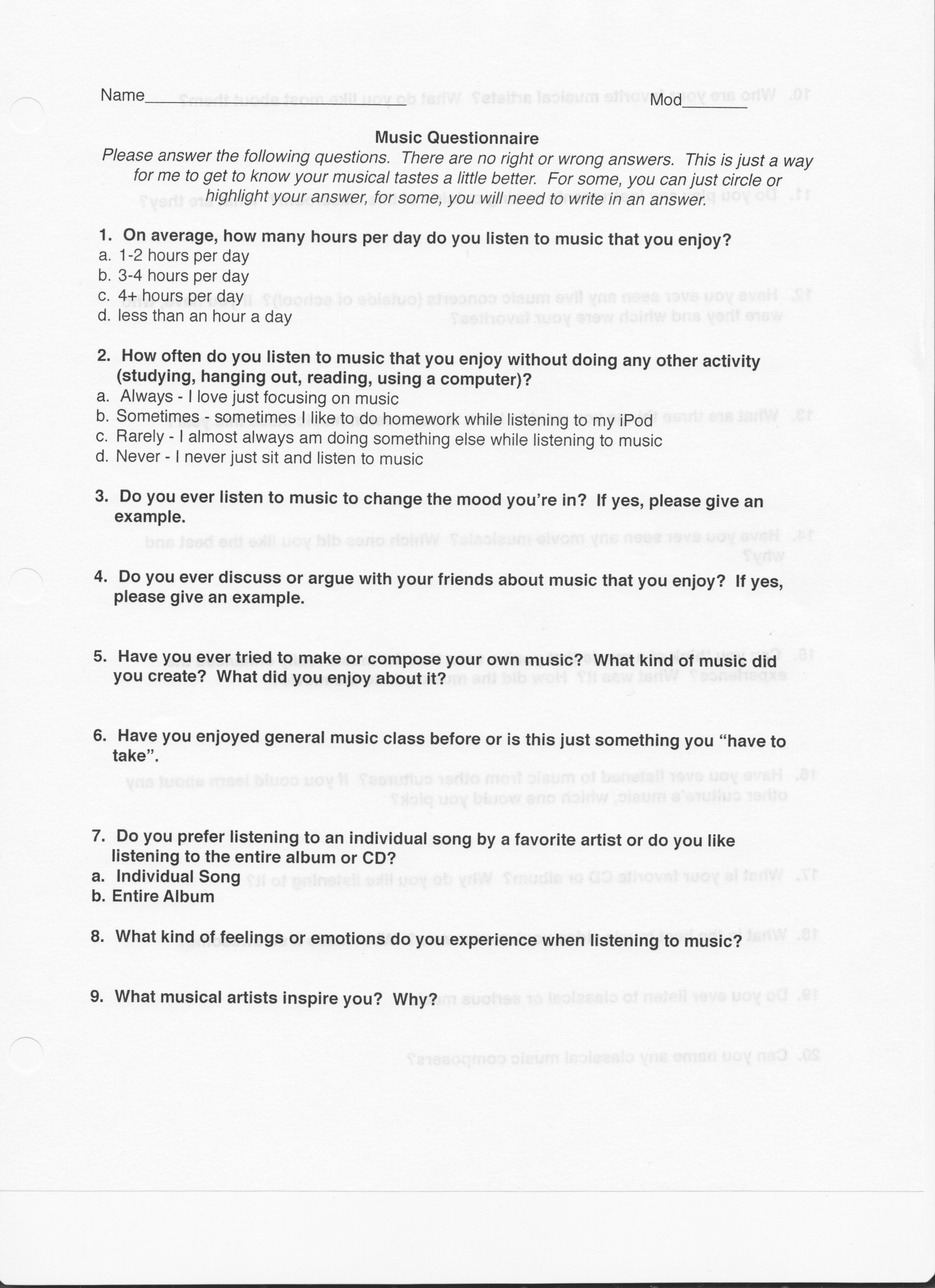 50 Written Document Analysis Worksheet Answers